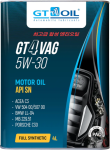 GT OIL 4 VAG 5W-30 API SN, ACEA C3 синтетическое 4 л