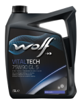 Wolf VITALTECH GL 5 75W-90 API GL-4 синтетическое 4 л